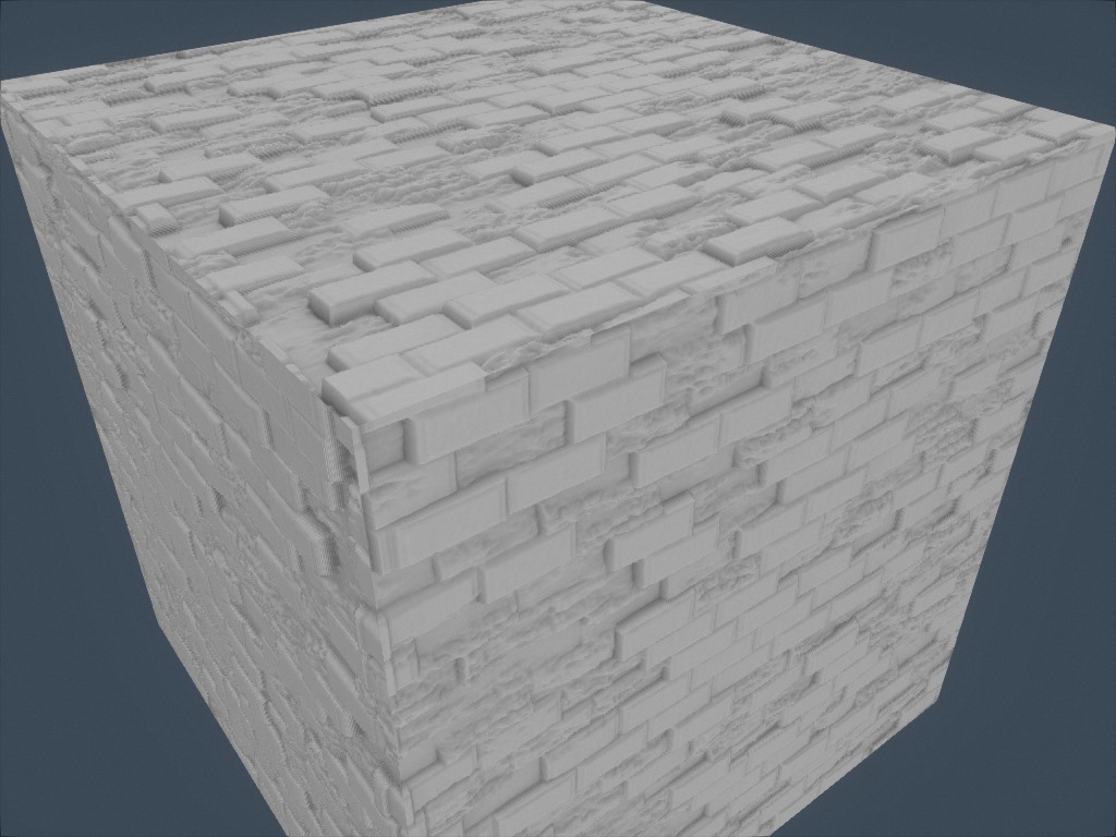 Wall texture with ambient occlusion