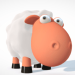 A sheep.